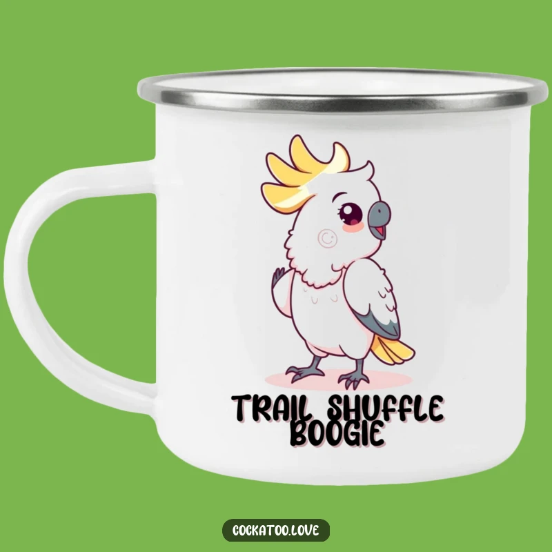 Funny Cockatoo Dance Camping Mug: Durable & Hilarious Grooving Bird Cup, Awesome Funny Gift