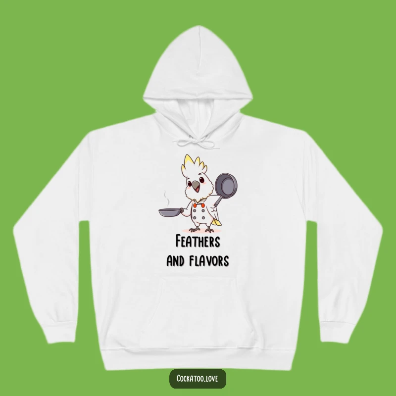 Funny Chef Cockatoo Hoodie: Cozy Up with Culinary Charm