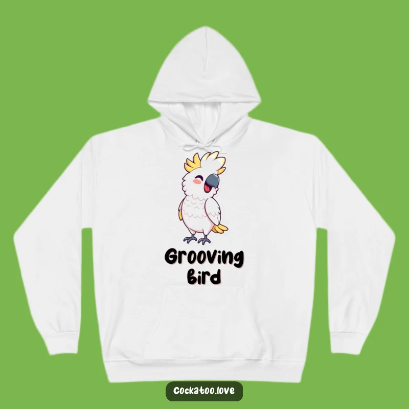 Funny Cockatoo Rhythm Hoodie - Cozy Moves, a Perfect Hilarious Gift!