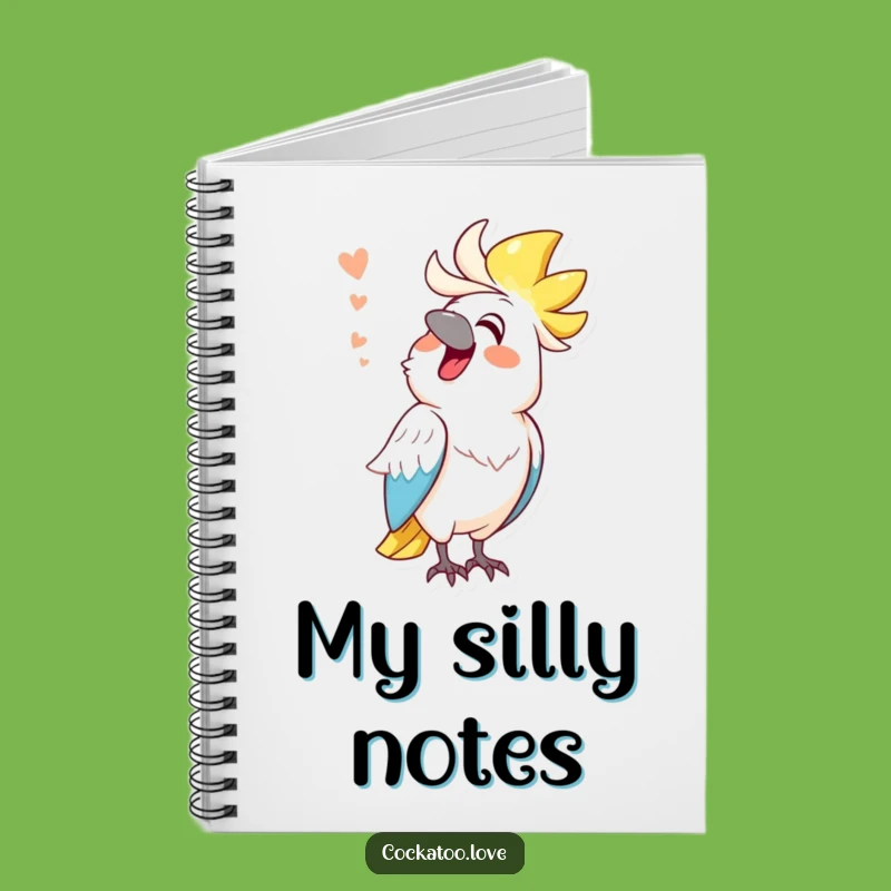 Funny Mimicking Cockatoo Notebook: Sound Impression, Creative Laughs