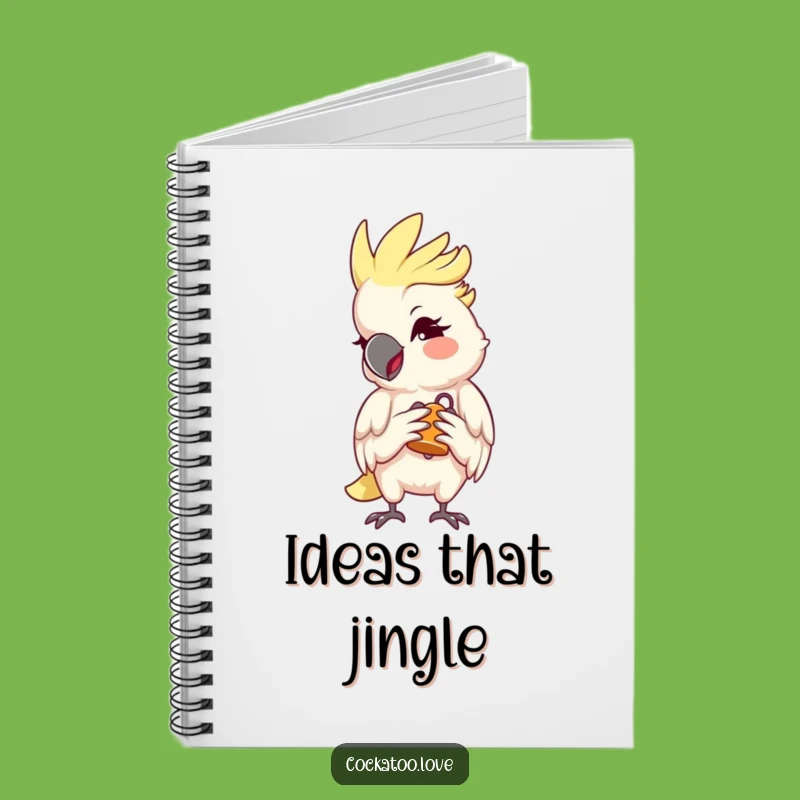 Funny Cockatoo Wink Notebook - Mischievous Journal, Perfect Bird Lover's Gift!