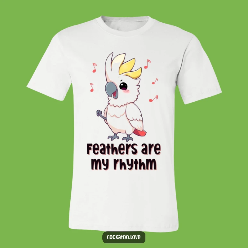 Funny Cockatoo Grooving Tee - Hilarious Music Lover's Shirt, Great Funny Gift!