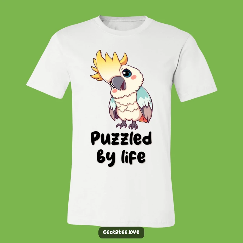 Funny Curious Cockatoo T-Shirt: Ask Questions with This Hilarious Bird Tee!