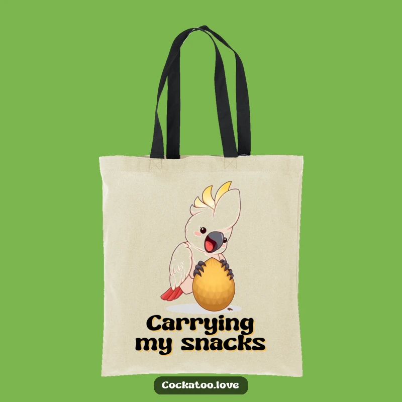Funny Cockatoo Seed Tote Bag: Spacious & Fun, Perfect Funny Gift